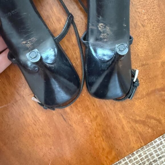 Prada black leather kitten heels - Picture 4 of 6